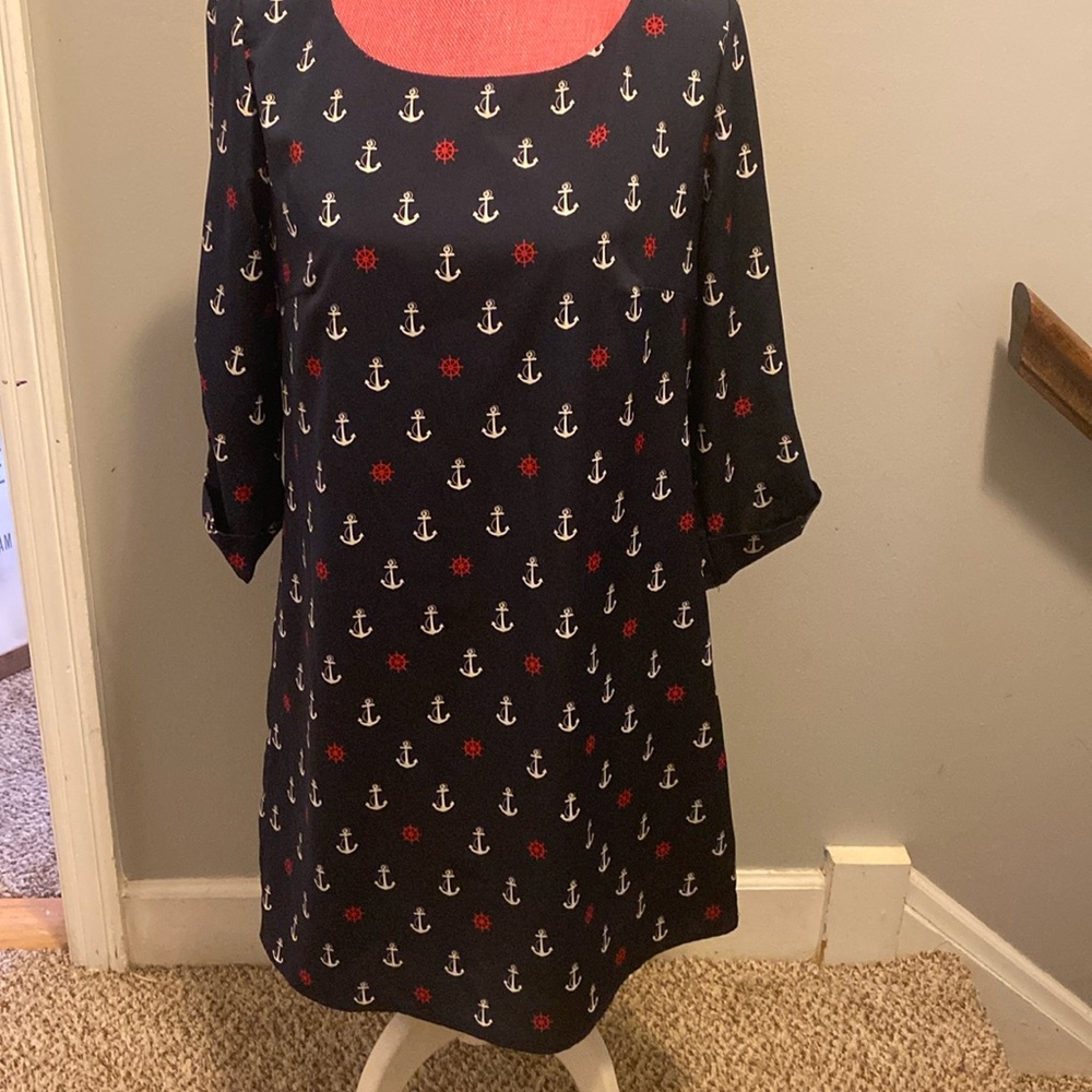 Nautical shift dress